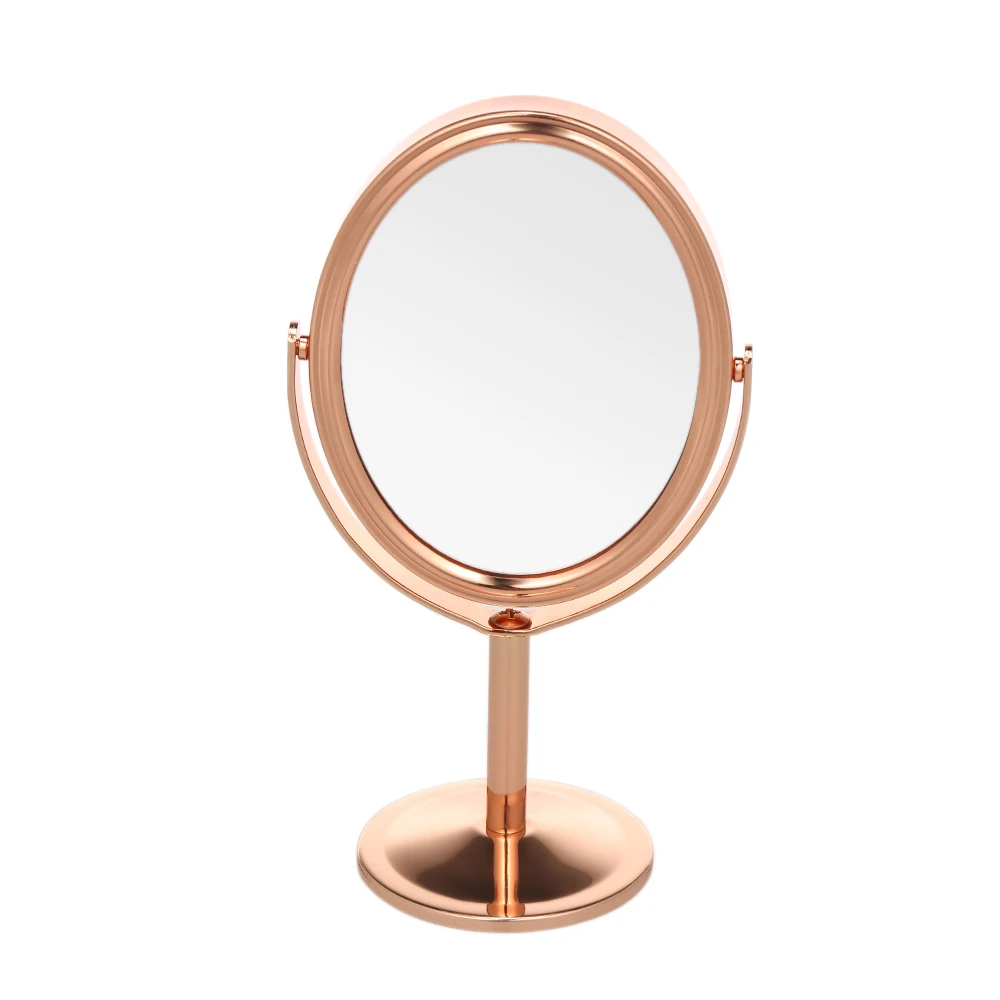 Косметическое мини-зеркало настольное двухстороннее поворотное косметическое