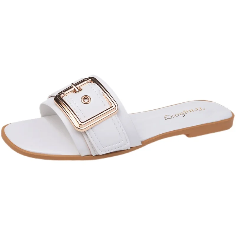 

Shoes Ladies' Slippers Slipers Women Low Shale Female Beach Luxury Slides Summer Girl 2021 Flat Soft Sabot Designer Rubber