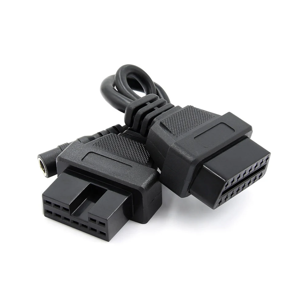 Диагностический кабель OBD2 штекер гнездо для Mitsubishi 12 Pin 16 Pin| |