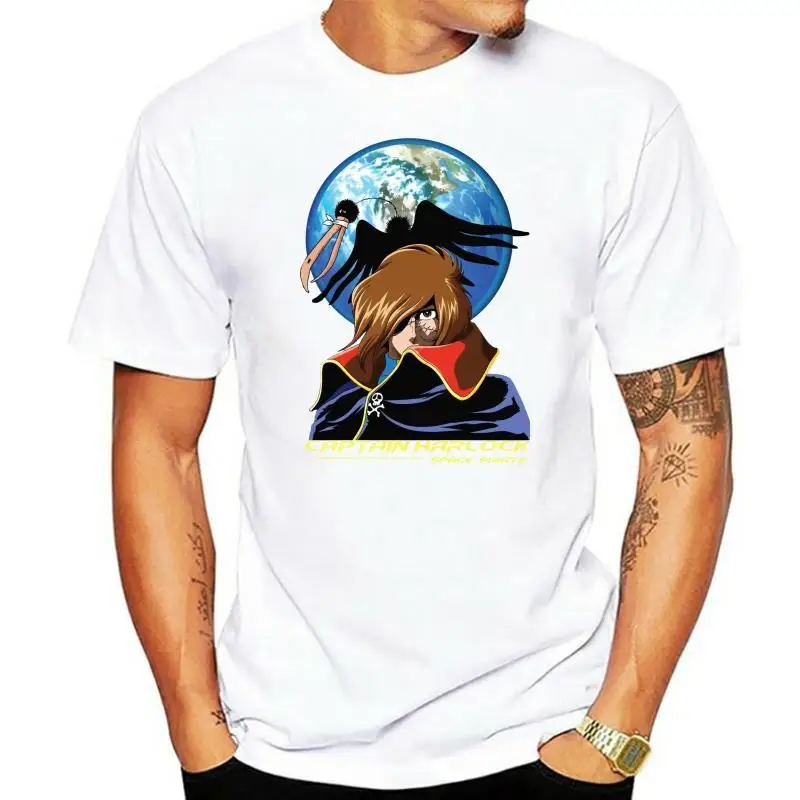 

Anime Space Pirate Captain Harlock V4 1978 T Shirt (Black) All Sizes S-3Xl Loose Size Top Tee Shirt