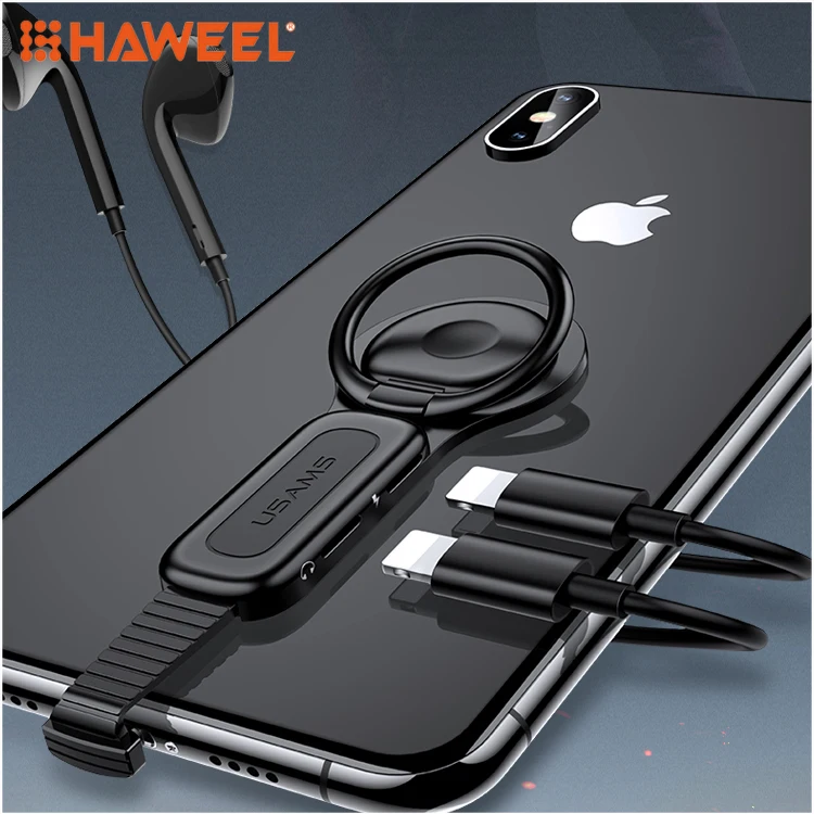 Кольцевой адаптер для быстрой зарядки HAWEEL USAMS 8 Pin Dual Pin|Переходники и адаптеры| |