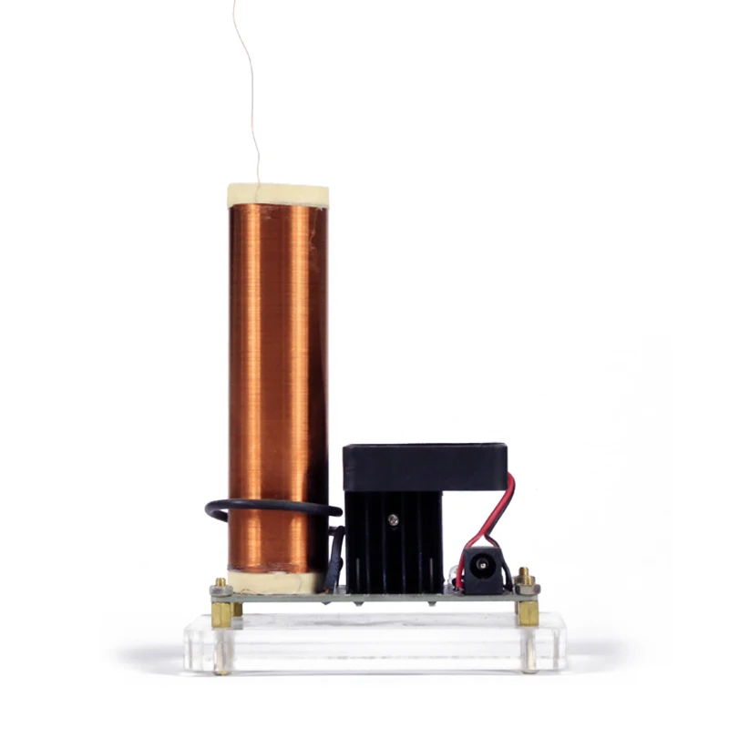 PLL SSTC Mini Tesla Coil может воспроизводить телефон/компьютерный музыкальный блок