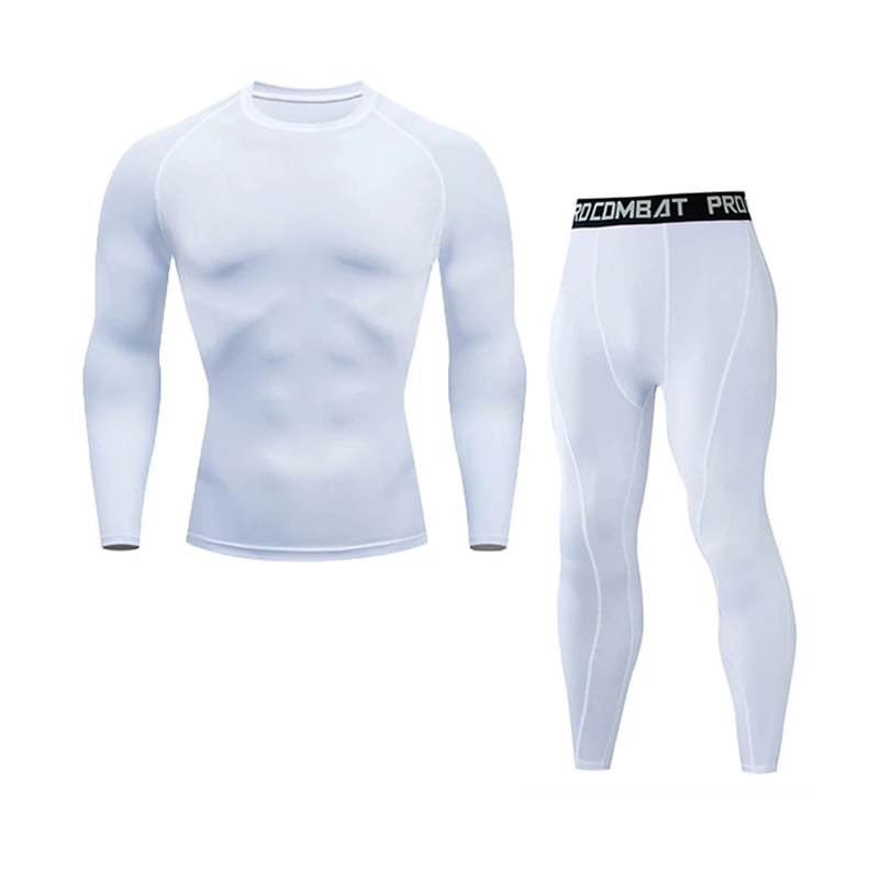 

New Mens boxers Thermal Underwear Sets Compression Sweat Quick Drying Thermo Underwear Men Clothing Long Johns Kits