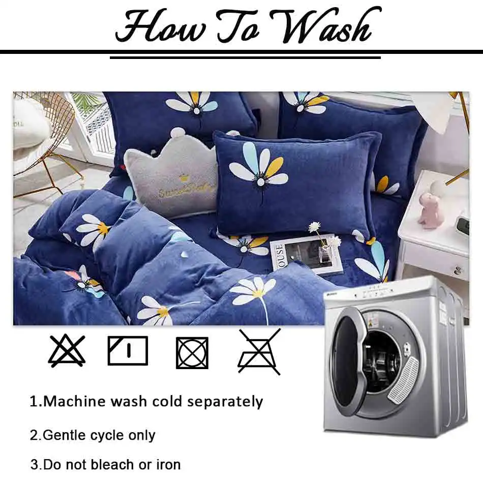 Фланелевый домашний комплект пододеяльников 1 шт. коралловый флисовый