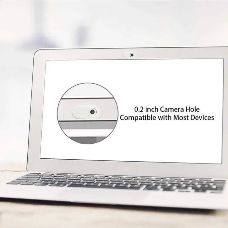 

Webcam Camera Cover Slide for Protect Online Privacy Thin pick-up head computer phone 3pcs white
