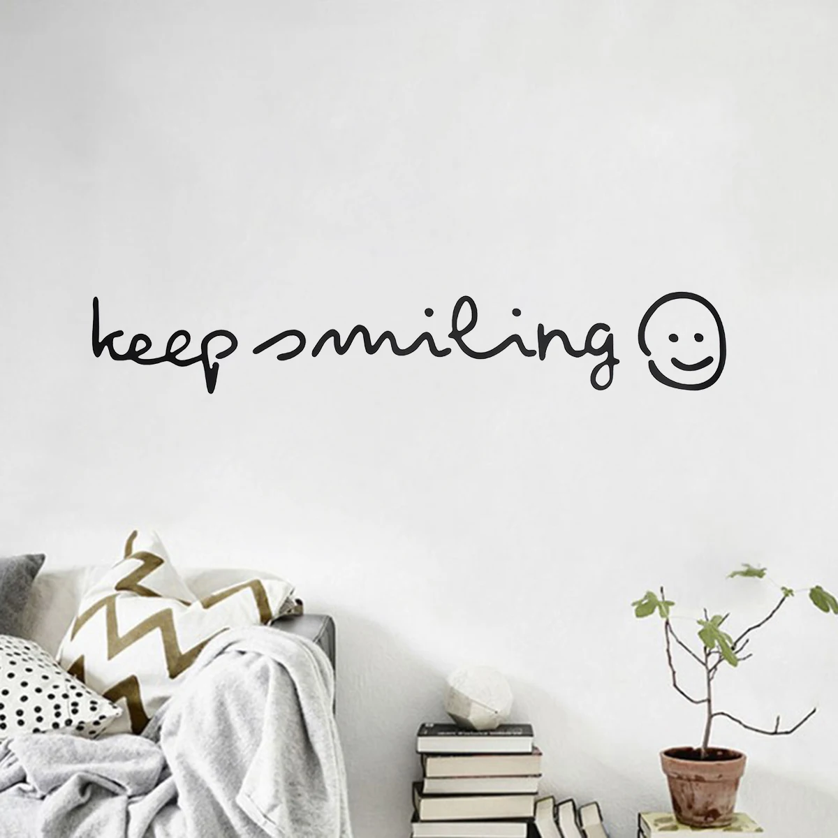 Настенная Наклейка из ПВХ для спальни и общежития 9*60 см | Дом сад