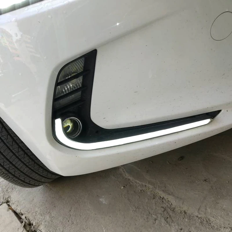 1 комплект 12В ABS дневной ходовой светильник Дневной s DRL для Hyundai Elantra 2016 2017 2018 с