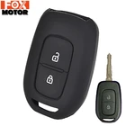2 кнопки для Renault Kwid символ трафик для Dacia Sandero Logan Duster 2016 2017 2018 силиконовый Автомобильный Дистанционный Брелок чехол