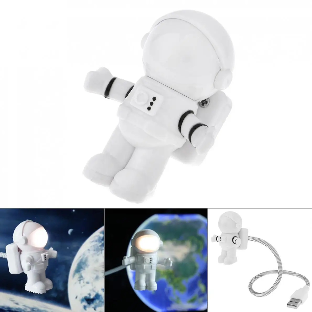 Светодиодный ночник с USB регулируемый для компьютера ПК креативный гибкий