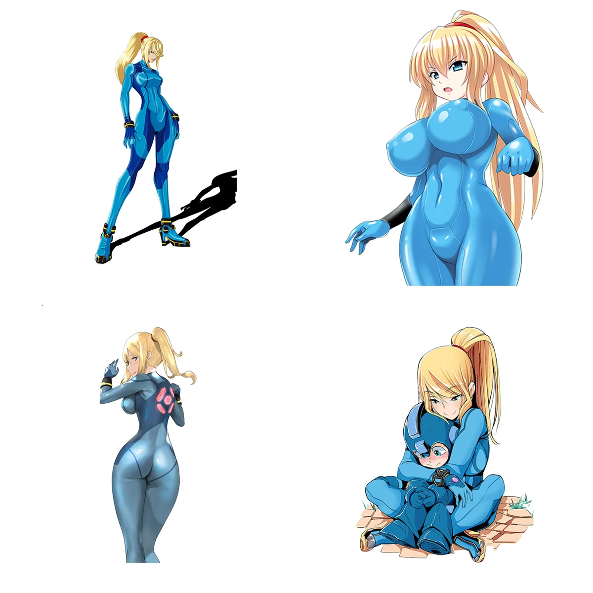 Экстерьерные Аксессуары 13x9 4 см Metroid Hot Girl Samus Aran автостайлинг JDM | Автомобили и