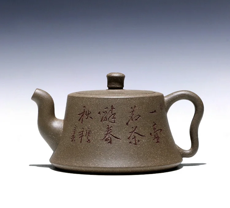 

★joy pot 】 yixing recommended rong-hua wu pure manual teapot household undressed ore green Duan Zhu development 175 cc