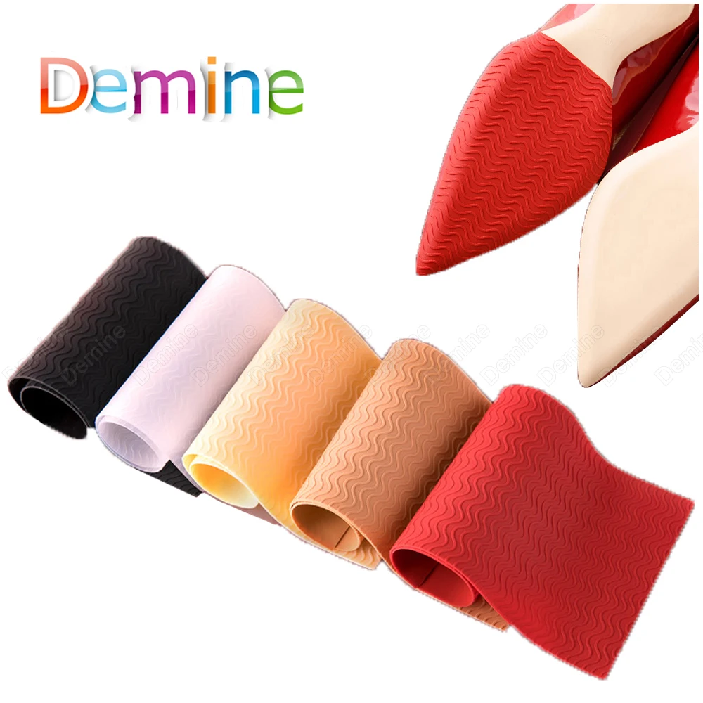 

Rubber Sole Anti-Slip Shoes Insoles for Making Shoe Repair Pads Sole Protector Sandals High Heel Outsoles Self-Adhesive Stickers
