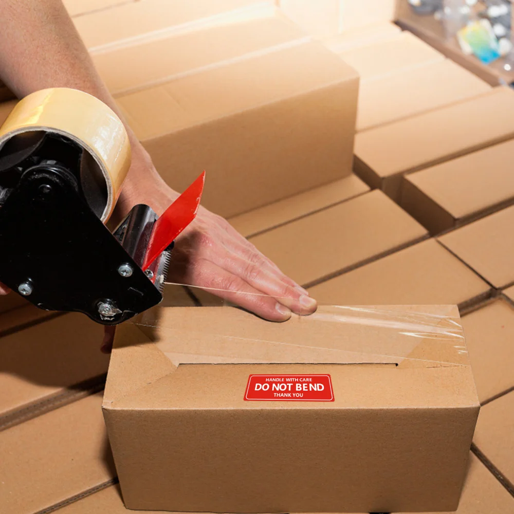 

1 Roll/500pcs Warning Packing Decal Handle with Care Shipping Label Stickers