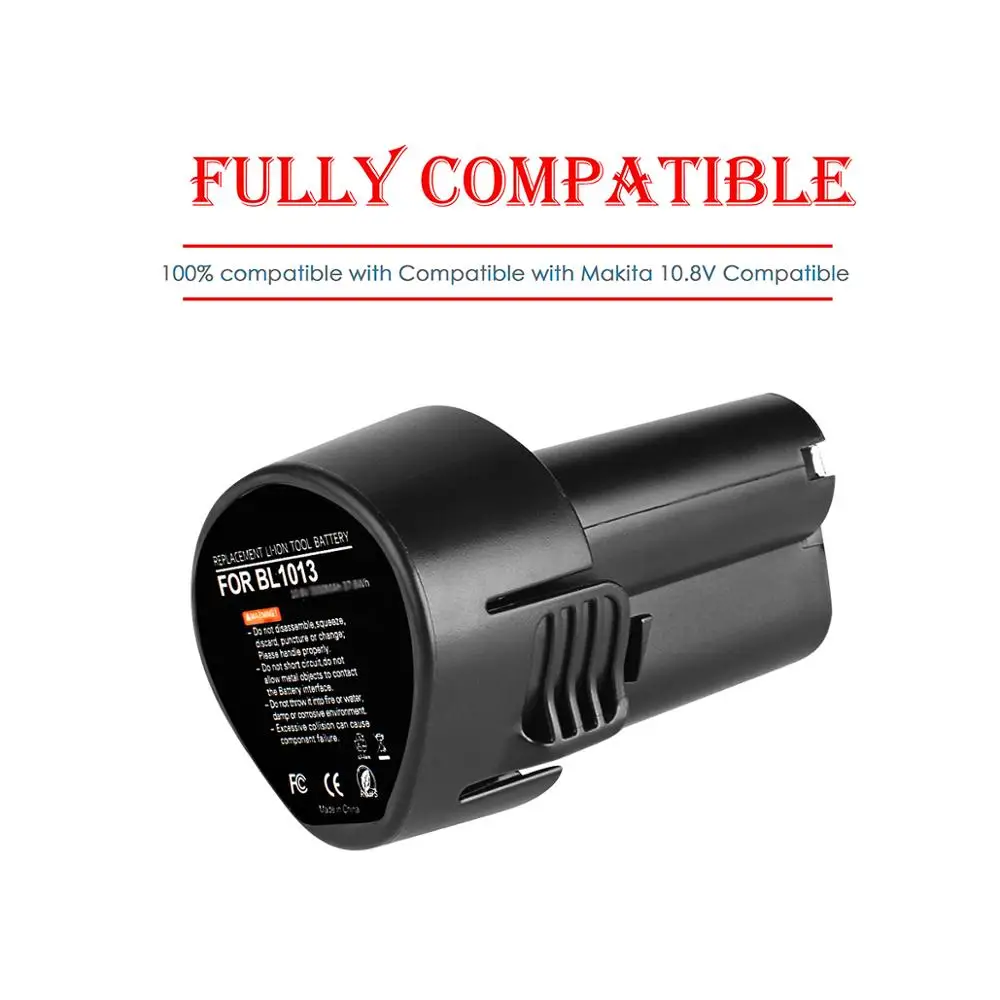 Литий-ионный аккумулятор bonacell для Makita BL1013 BL1014 BL 3000 10 8 LCT203W 1013-6 1014-4 194550-9 DF030D 194551 мА ·