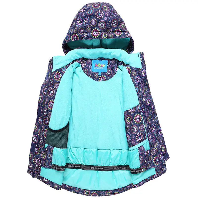 Лыжная куртка для девочек новинка 2019 детские лыжные куртки водонепроницаемый