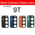 Объектив задней камеры для Xiaomi Redmi 9T, задний прозрачный стеклянный объектив, крышка объектива Rotector + клейкая наклейка, запасные части для ремонта