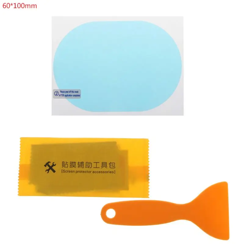 

1 Pair Car Anti Water Mist Film Anti Fog Coating Rainproof Hydrophobic Rearview Mirror Protective Film D0UC