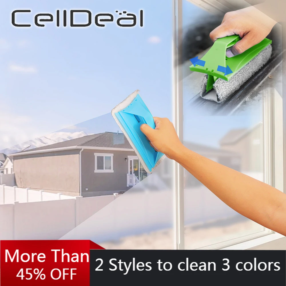 

Protable Brush for Cleaning Windows Wipe Glass Groove Cleaning Brush Washing Windows Sill Gap Track Brush Cleaning Tools