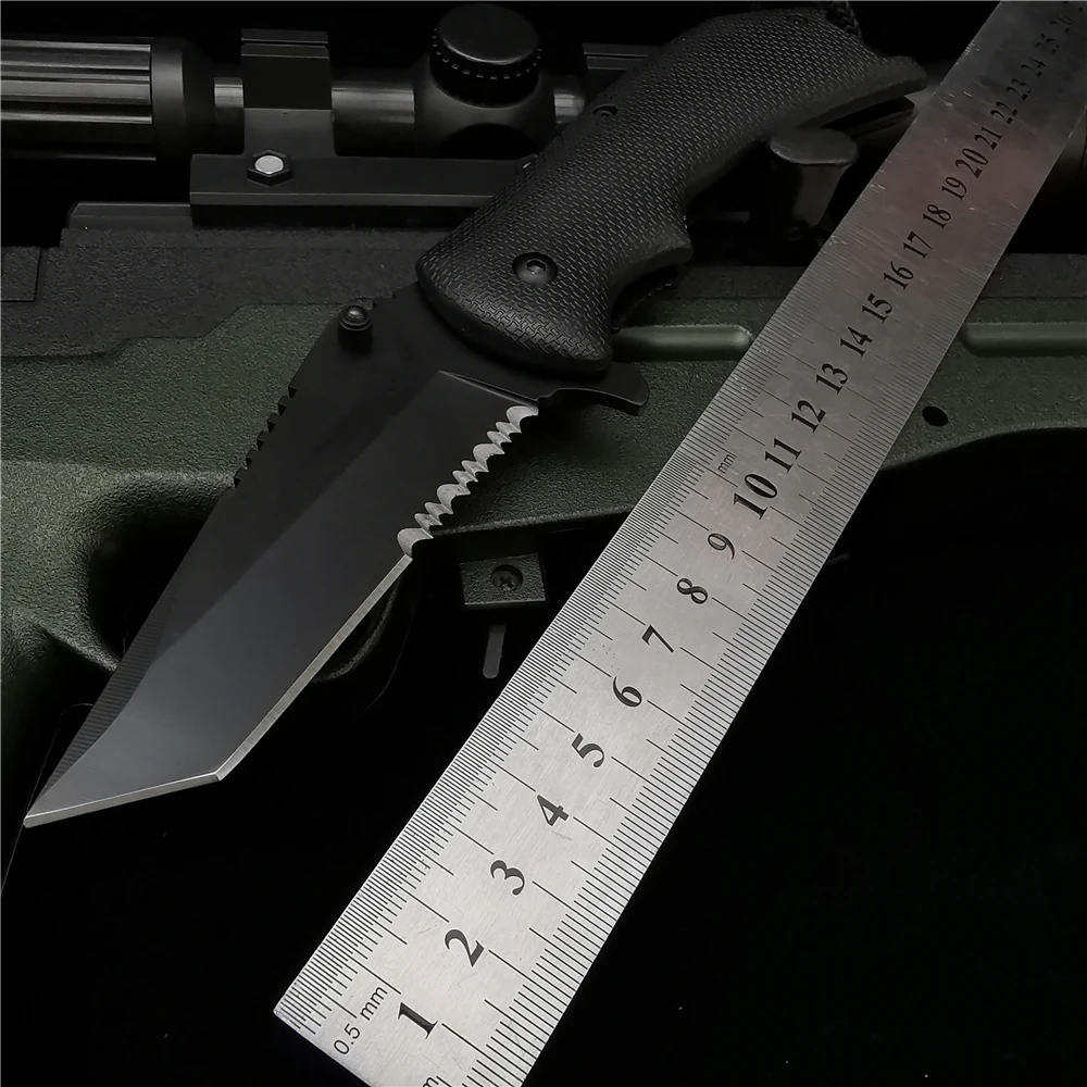 Складной нож карманный резчик для труб длина 20 см (7 8 дюйма) лезвие из стали 8CR18MOV