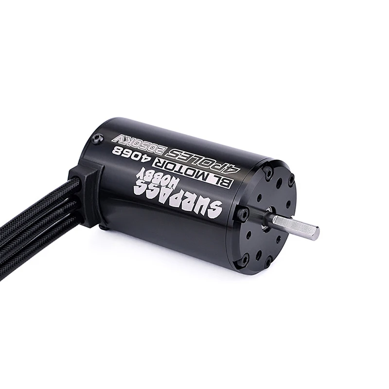 Бесщеточный двигатель SURPASSHOBBY 4068 2050KV водонепроницаемый Бессенсорный + 120A ESC для 1:8