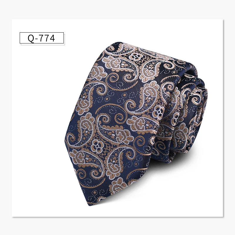 Kaidvll Business Necktie Men Ties 7cm Blue Color For Skinny Tie Wedding Dress Fashion Shirt Accessories | Аксессуары для одежды