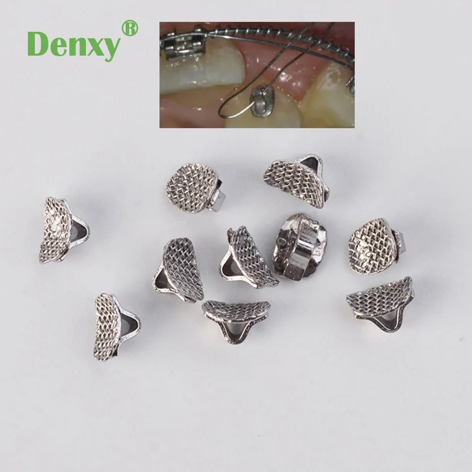 

Denxy 30 шт., стоматологические рандомные ортодонтические скобы с прямой связью люверсов с отверстиями