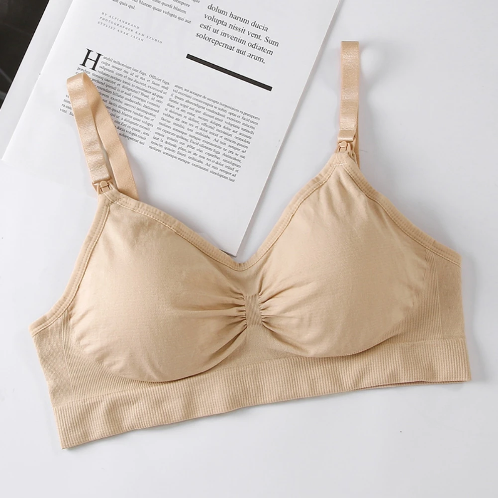 

Women Seamless Push Up Bra Wire Free Comfortable Breathable Underwear Solid Color Adjusted-straps Bras