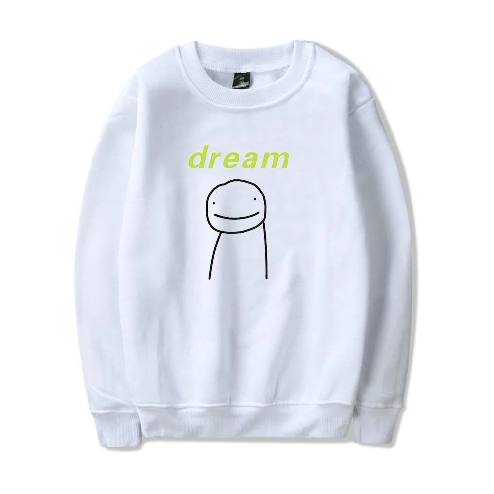 

New dreamwastaken Harajuku Hoodless Sweatshirt Boys and Girls Spring Pullover Sweatshirt Cartoon Print Long Sleeve Pullover