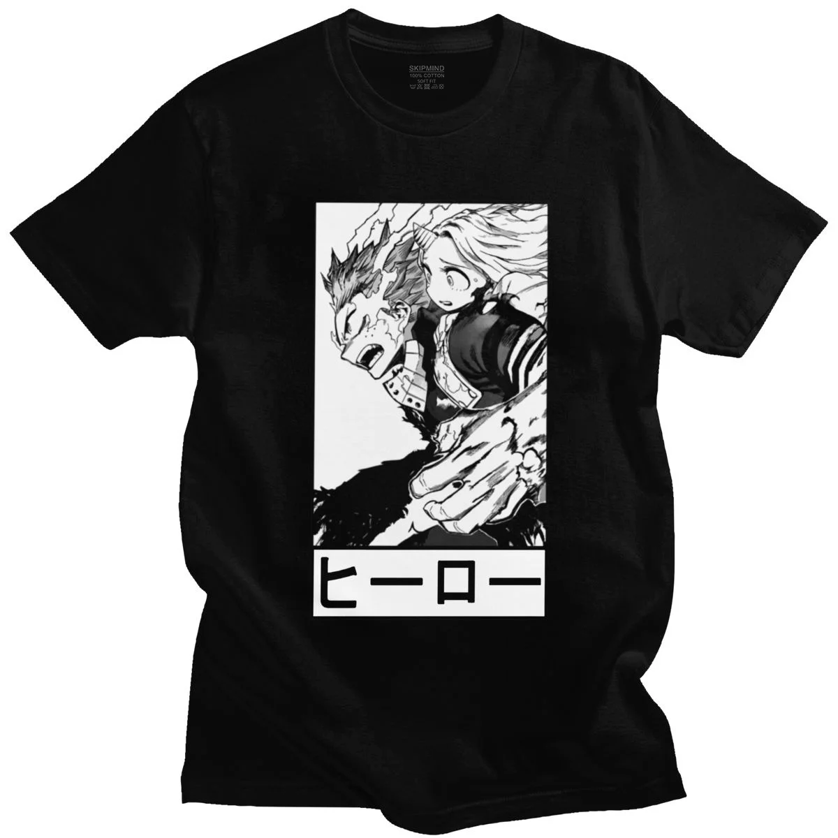 

Мужская хлопковая футболка Full Cowl D Deku Boku No Hero Academia, с коротким рукавом