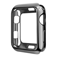 tpu slim soft case for apple watch se series 6 5 4 38mm 42mm plating protective cover for iwatch series 1 2 3 4 5 40mm 44mm