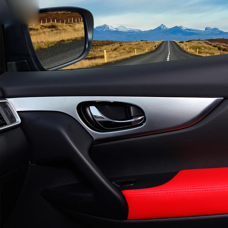 Хромированная крышка ручки двери чаша с отделкой рамка рамкой украшение