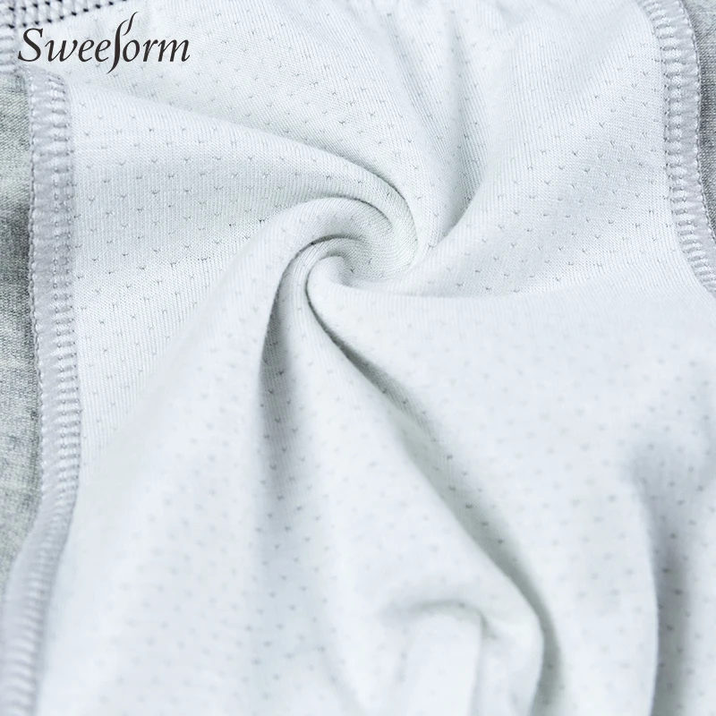 Мужские боксеры Sweeform 4 шт./лот хлопковые трусы мужское повседневное бесшовное