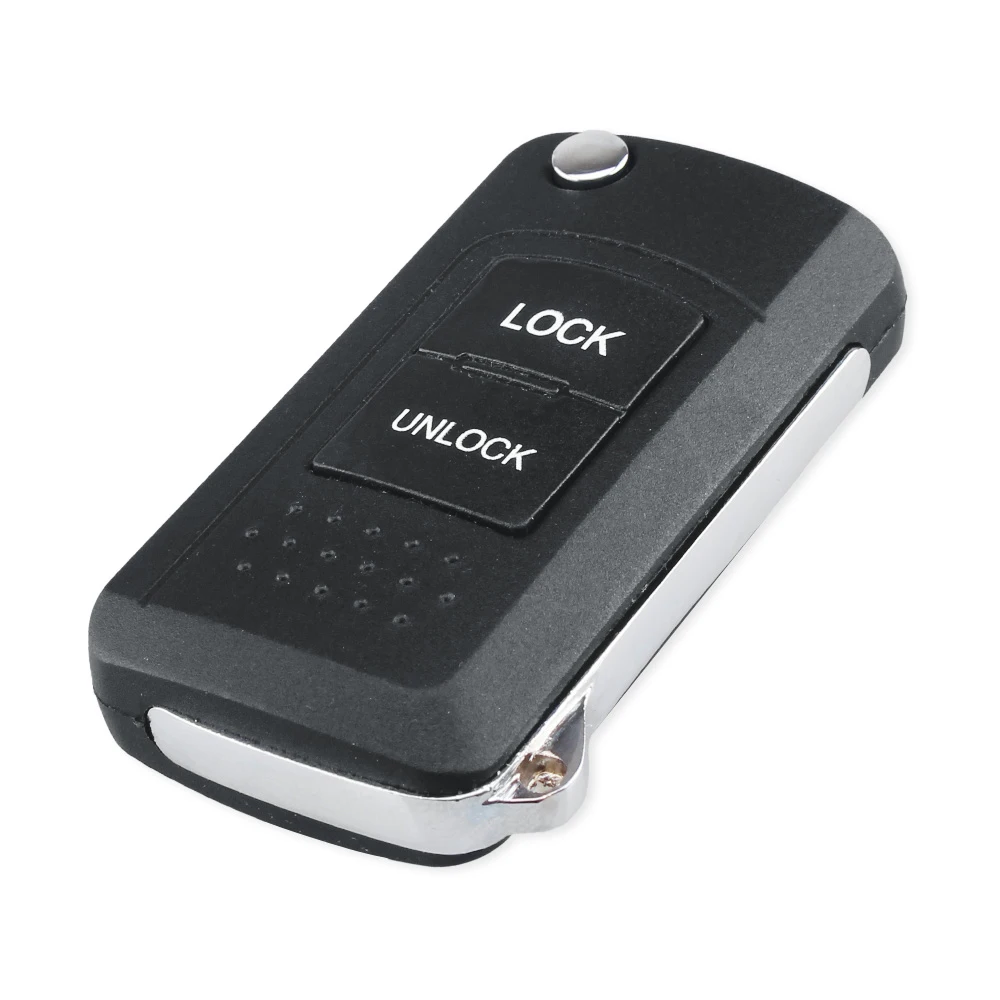 KEYYOU откидной складной ключ с 2 кнопками дистанционного управления чехол без