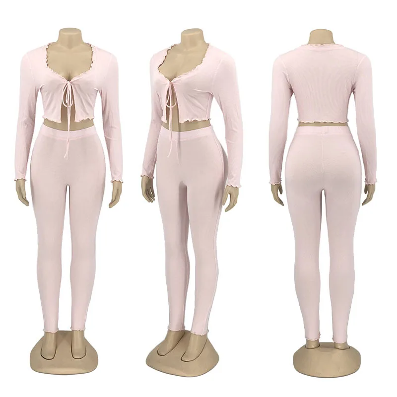 Женский трикотажный кардиган с длинным рукавом в рубчик |