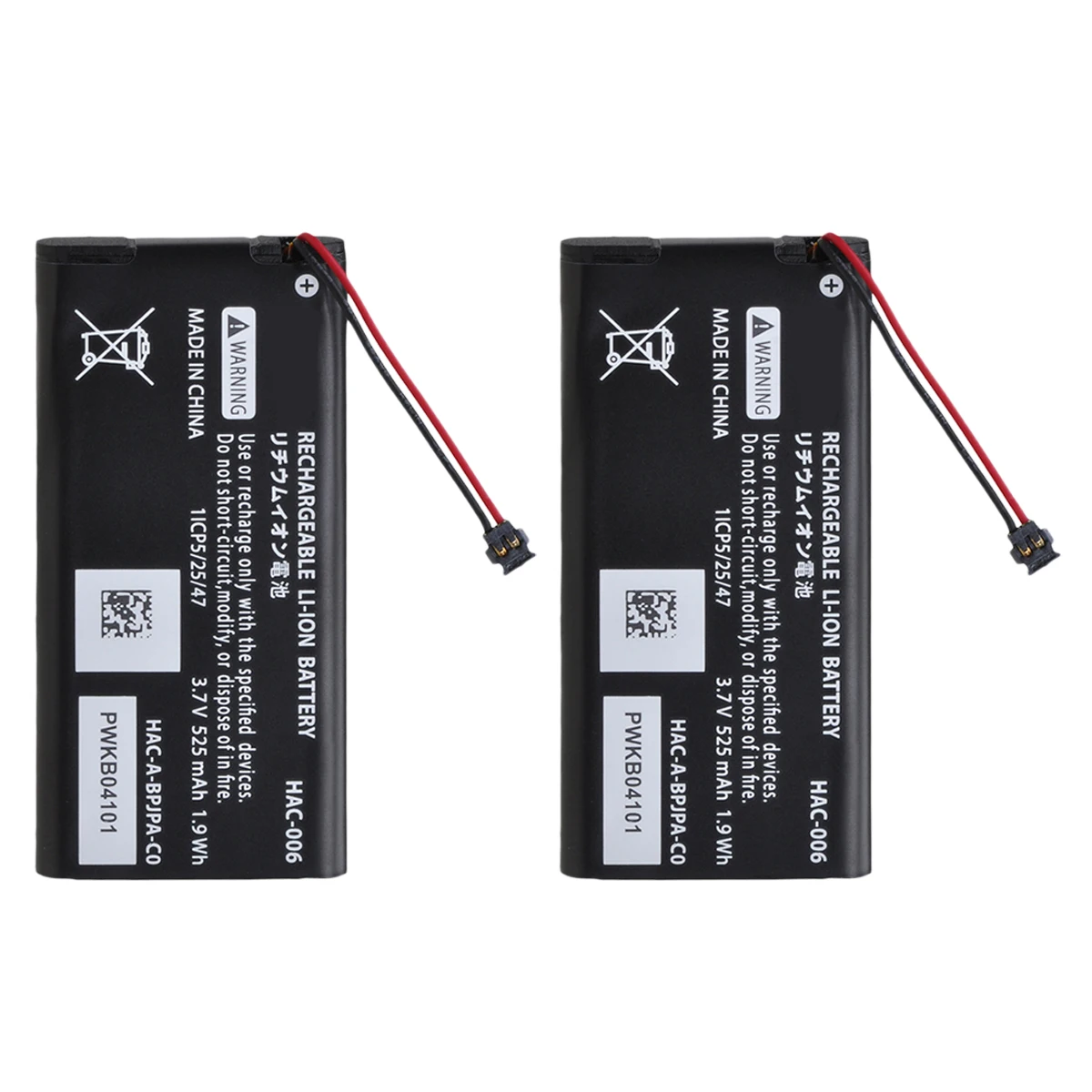 4x HAC-006 HAC006 Li-Ion Battery for Nintendo HAC-016 HAC-015 HAC-A-JCL-C0 HAC-A-JCR-C0 Switch NS Joy-Con Controller