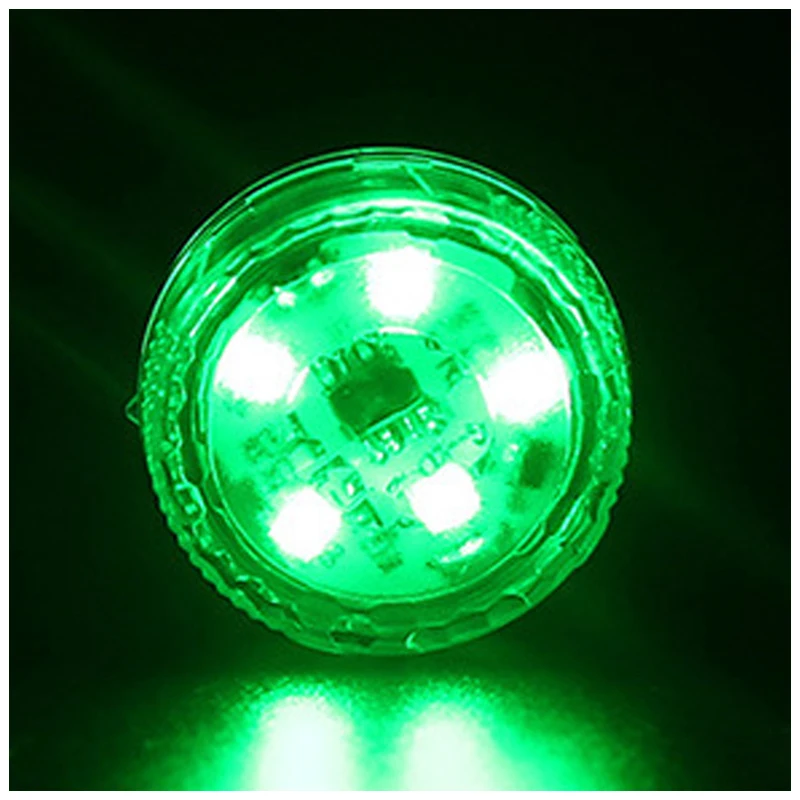 Green 5LED 4 шт. беспроводной светодиодный сигнал открывания двери автомобиля Предупреждение льная проблесковая лампа мигает анти-задней столкновения предохранительные лампы NJ88 - Испускаемый цвет: Green 5LED