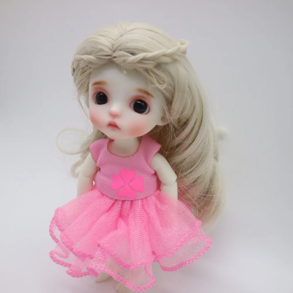 15 см BJD 1/8 кукла суставная Смола включает глаза одежда парики