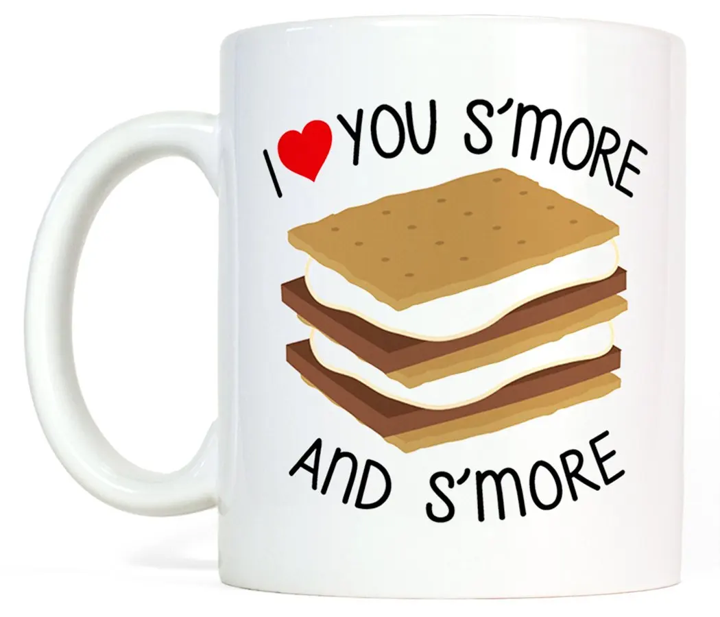 Кружка кофейная Love You A Little S'More 11 унций подарки на годовщину день рождения