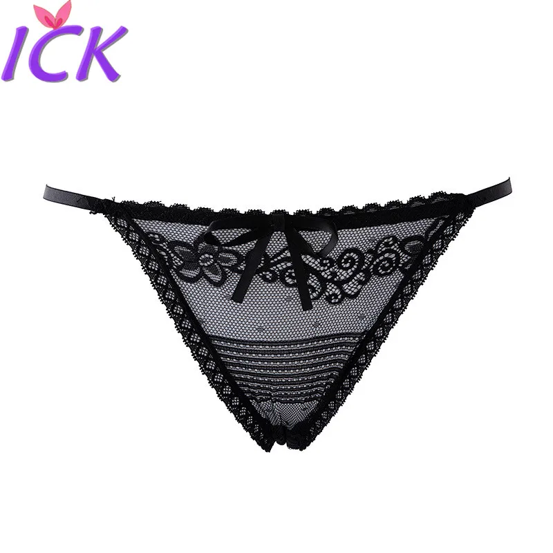 

Sexy Lace Transparent Thong Underwear for Girls Low Waist Thong Underwear for Girls Seduction Heat T Pants