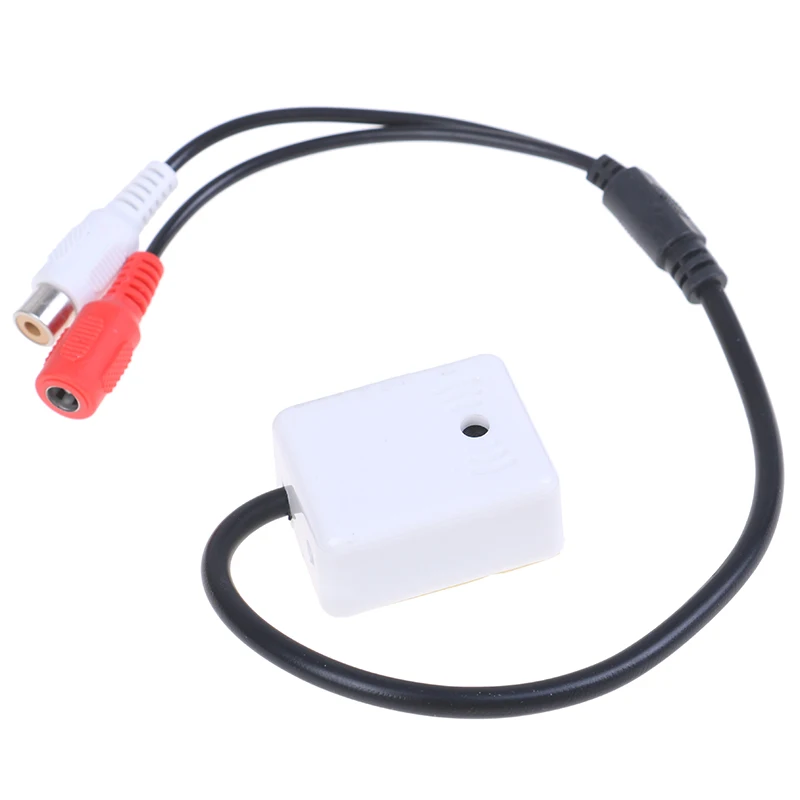 Микрофон аудио звукосниматель устройство мониторинга звука для CCTV камеры