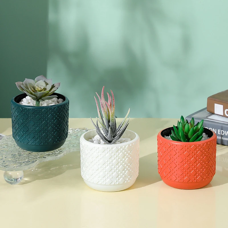 Пластиковые вазы в скандинавском стиле Современная ваза из искусственного