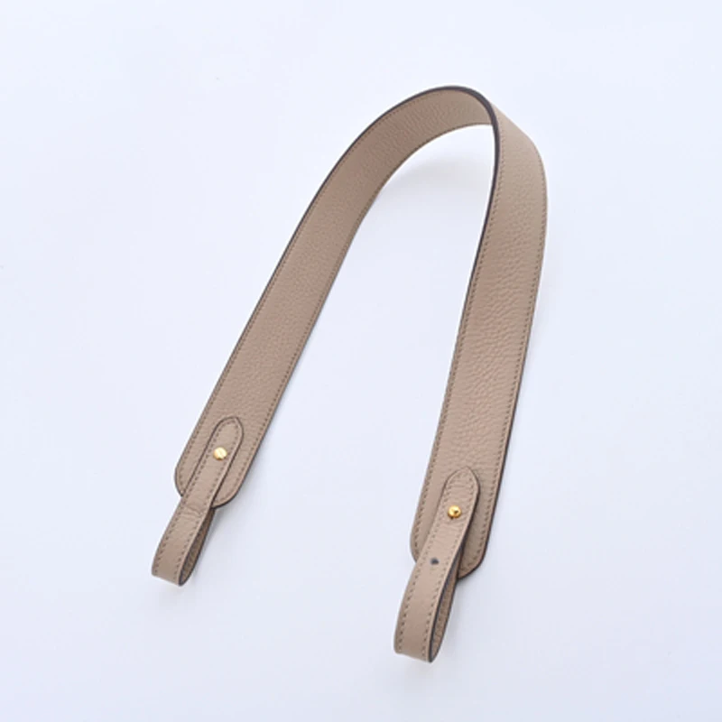 Lindy bag Evelyn bag Shoulder Strap Diagonal Belt Lychee Pattern Cowhide Leather Elephant Gray Color Cowhide Bag Strap