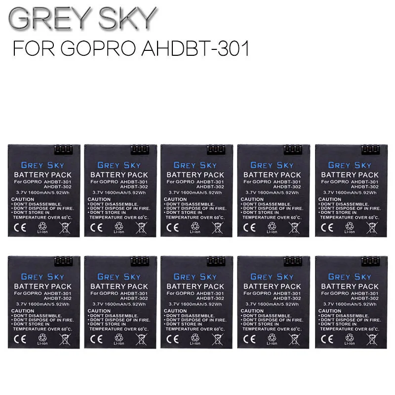Аккумулятор для Go Pro Hero 3 + gopro3 gopro Hero3 1600 мАч|Цифровые аккумуляторы| |