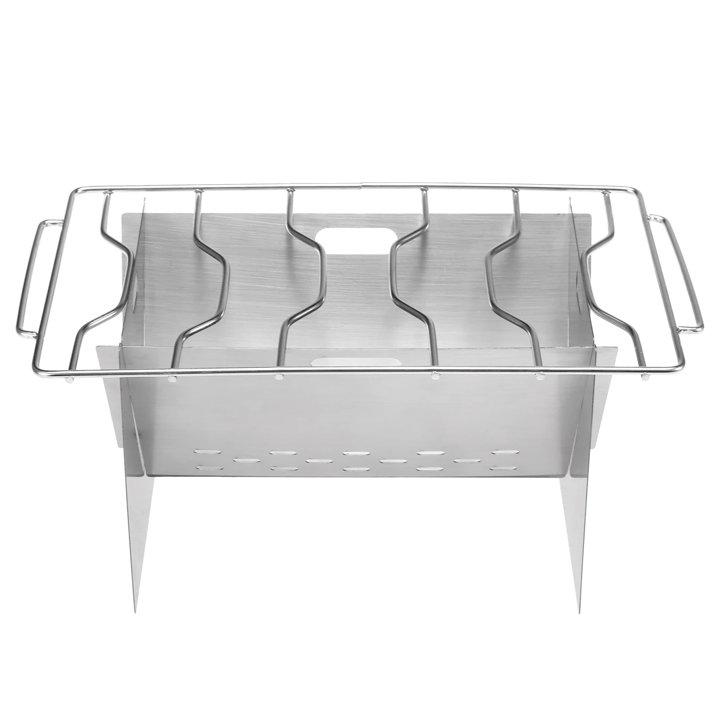 Портативная Складная плита Lixada для кемпинга из нержавеющей стали приготовления