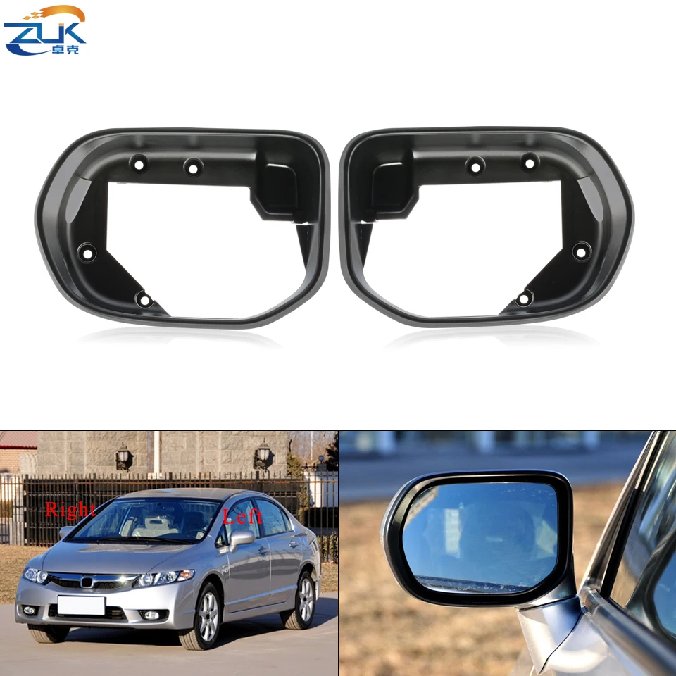 Car Accessories Exterior Parts Rearview Side Mirror Frame Cover Housing Bezel For HONDA CIVIC FA1 FD1 FD2 FD6 FD7 2006-2011 8th