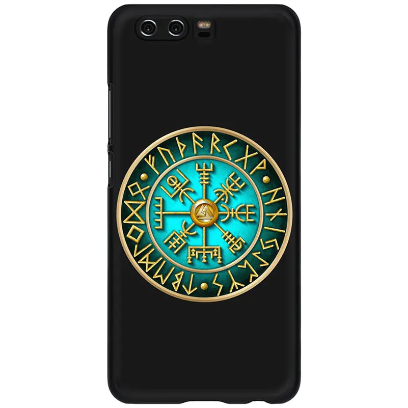 EWAU Viking Vegvisir Odin скандинавский мягкий чехол для телефона huawei Honor view 20 9X 6A 7A 7C 7X 8C 8X Pro 8 9 10 Lite - Цвет: B8