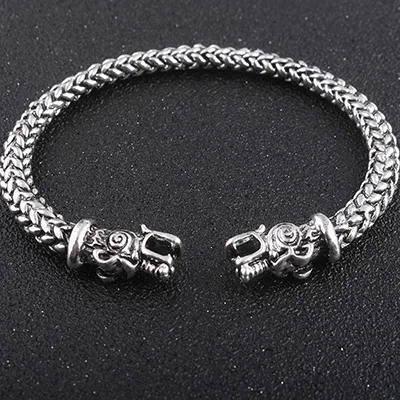 B85 Ручной работы винтажный норвежский викинг Якорь Шарм Braceletes индийские ювелирные браслеты браслет манжета для женщин мужчин модные аксессуары - Окраска металла: B85