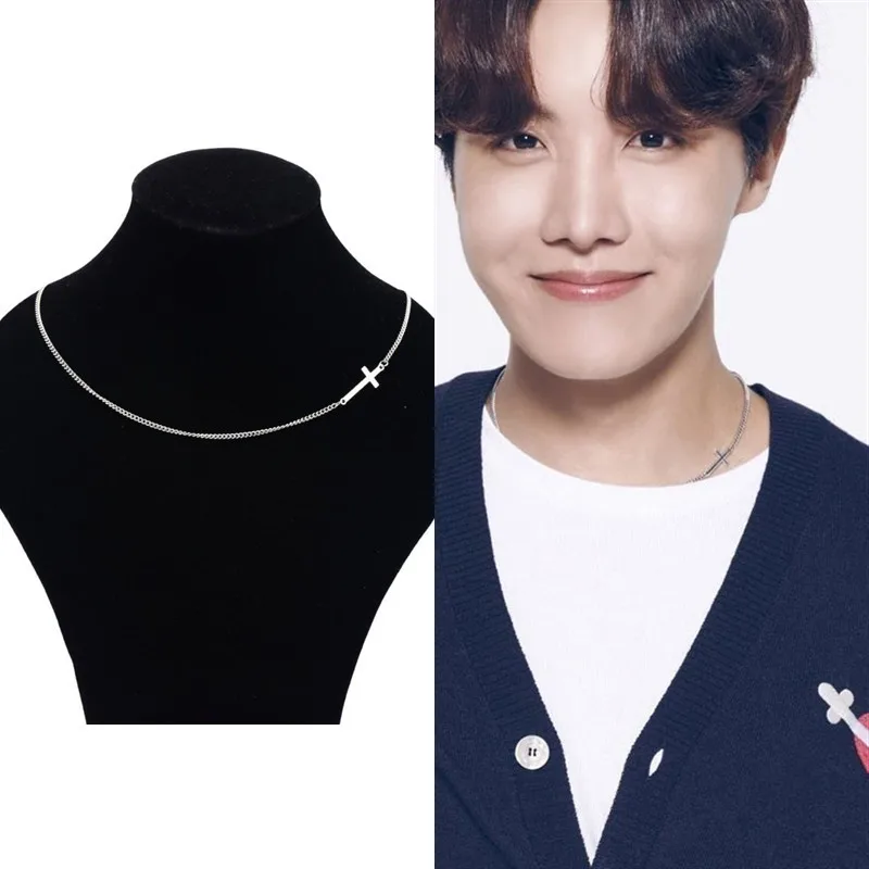 New Simple Classic fashion double sided cross Silver Pendant Girl Short Long Chain Necklaces Jewelry for women man
