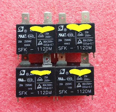 10 шт./лот SFK 112DM 12 В 20A 250VAC реле мощности|Интегральные схемы| |