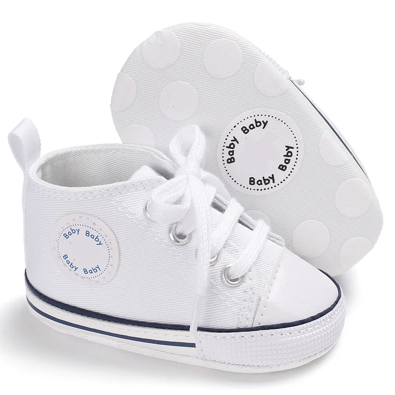 Холщовые кроссовки для мальчиков и девочек спортивная обувь новорожденных